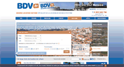 Desktop Screenshot of bourse-location-voiture.com